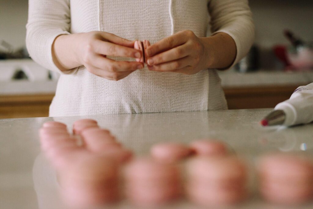 French Buttercream Macarons Holly Stratton HwmxcptH9g8 Unsplash 1024x684